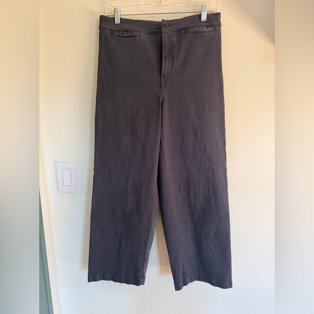 Madewell Emmett Wide Leg Crop Pant - Picture 5 of 9